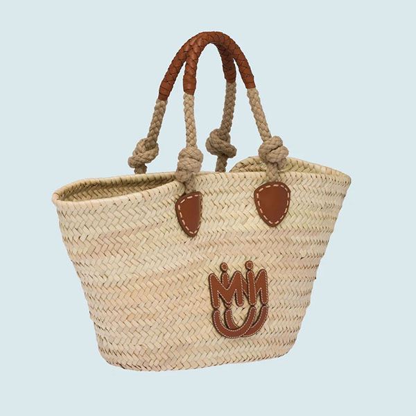 ミュウミュウ★ パルメット トートコピー 5BG206_2DDH_F0A5T_V_ROO